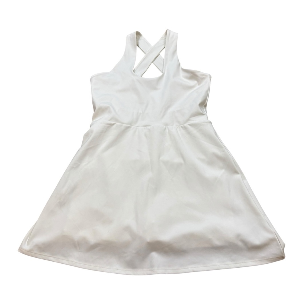 Brand new with tags GapFit Power Cross-Back Exercise Dress White Size Large